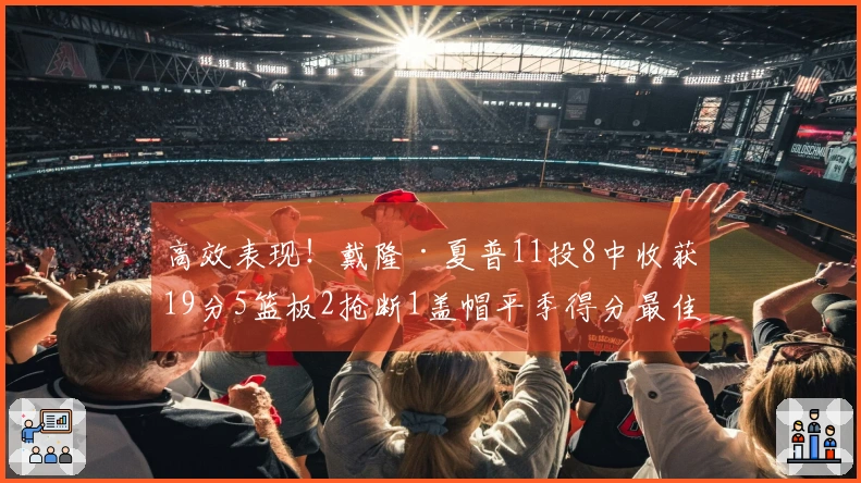 高效表现！戴隆·夏普11投8中收获19分5篮板2抢断1盖帽平季得分最佳